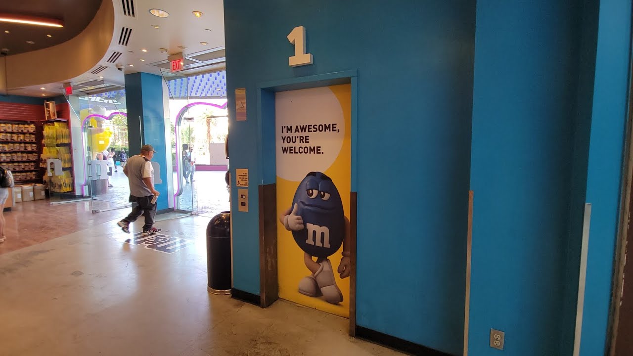 Smelly Schindler MT Traction Elevator M&M World, Las Vegas, NV YouTube