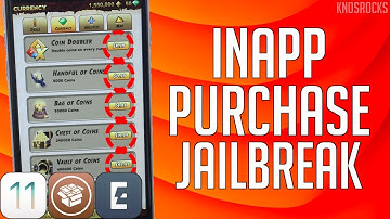 NEW!! How To Get In App Purchases FREE iOS 12.2 -11 Electra Jailbreak Cydia Tweak iPhone iPad