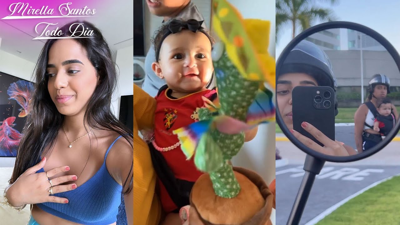 Brinquedinhos Novos Para a Melanie e Rolêzinho de Moto Elétrica 🔋😎 - Mirella Santos Stories