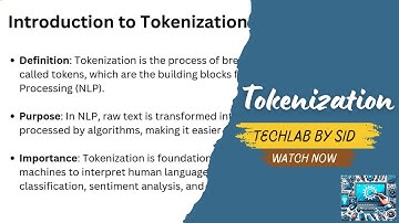 Tokenization: Techniques, Tools, and Applications in NLP