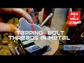 How To Tap Bolt Threads In Metal | Motorized Bike Fabrication | Bike Berry