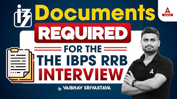 IBPS RRB PO Interview Documents Required | RRB PO Interview Preparation | By Vaibhav Srivastava