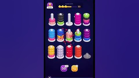 Nut Sort 121 Solution No Ads