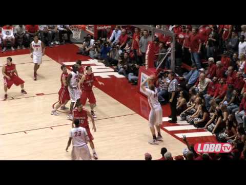 football score 2012-13 Lobo Basketball | Highlights vs Davidson