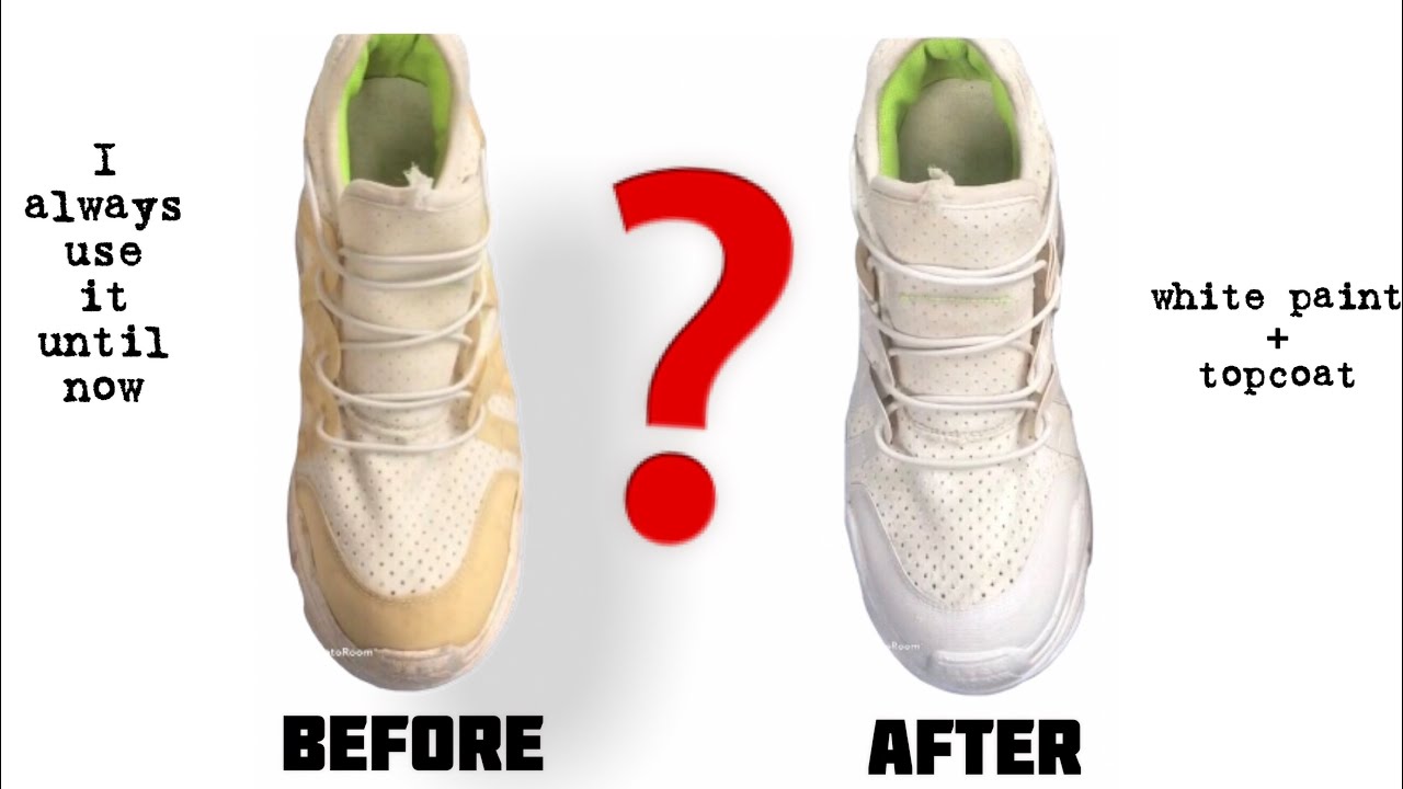 PAANO PAPUTIIN?PAANO TANGGALIN ANG YELLOW STAINS?SHOES RESTORATION👟