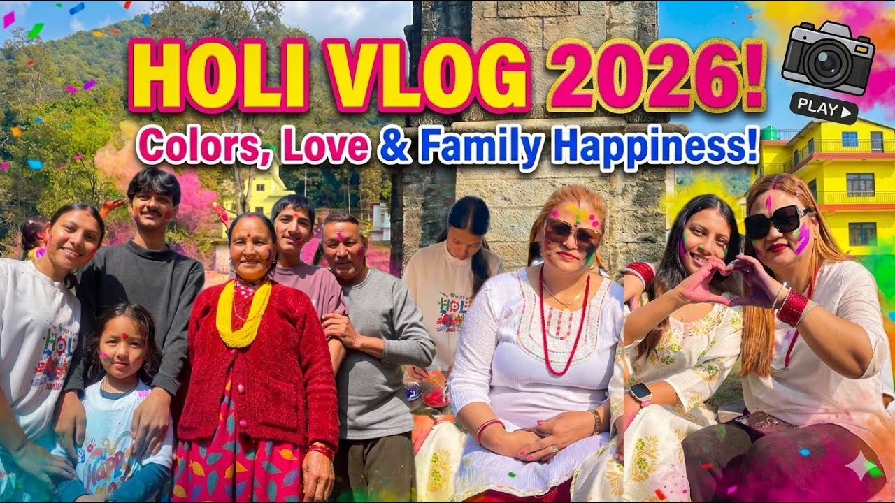You won't believe what happened at the end! 😱| Holi 2026 Vlog
