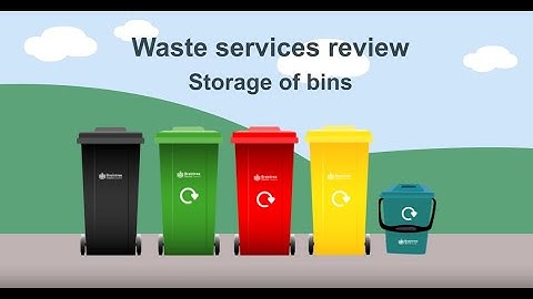 Waste Services Review | Storage of bins Frequently Asked Question