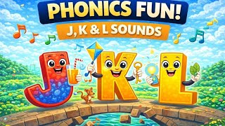 JKL Fun Rhyme J K L Learn Letters with JUNIOR PLANET