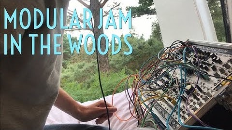 Live Eurorack Modular Techno In The Woods, No Talking