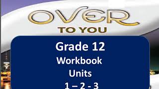 حل أسئلة  Workbook للصف الثاني عشر أول ثلاث وحدات