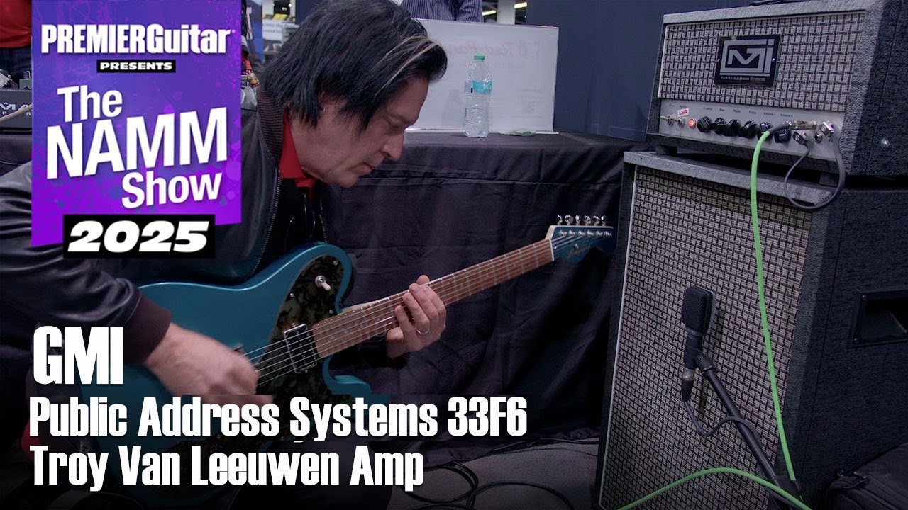 Troy Van Leeuwen Amp?! The GMI Public Address Systems 33F6 Amp Demo | NAMM 2025