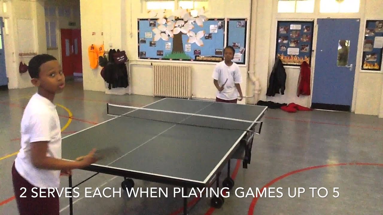 Table Tennis Basic rules of how to play Table Tennis YouTube