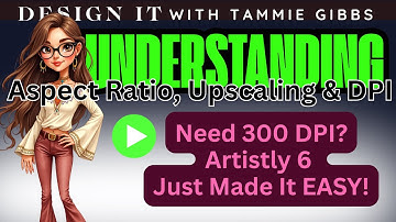 Heb je 300 dpi nodig? Artistly 6 heeft het nu GEMAKKELIJK gemaakt! (DPI, upscaling en beeldverhou...
