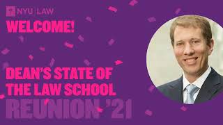 State of the Law School Address and Reunion Awards
