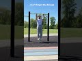 Muscle up attempt gone wrong #calisthenics