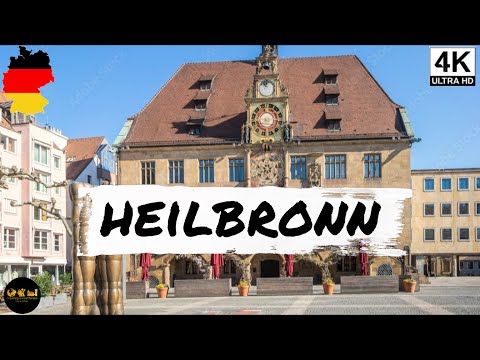 🇩🇪 HEILBRONN | GERMANY | 4K | Walking tour in the town center