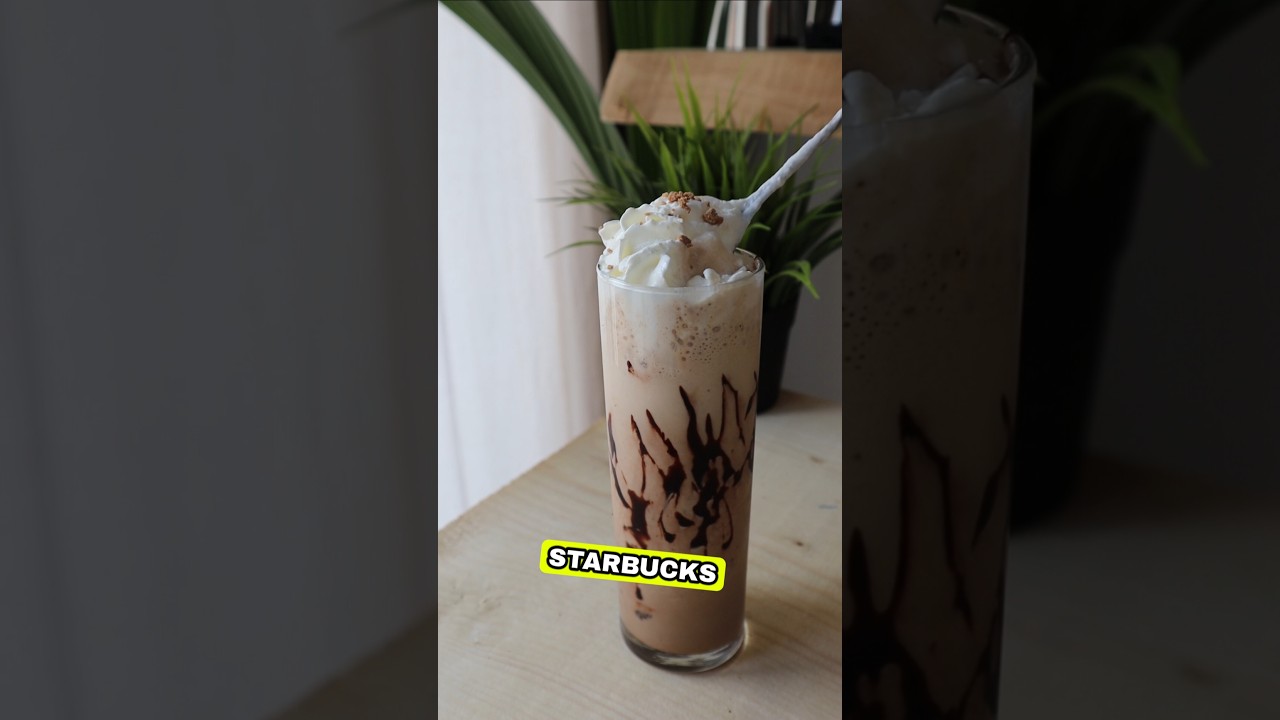 Como hacer un FRAPPUCCINO ☕️ | Receta Starbucks ✅️  