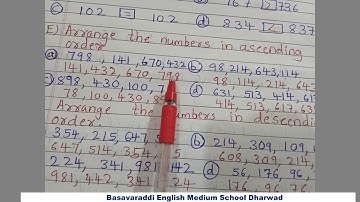 05-12-2020/2nd Std /Maths /SA -1 Revision & Pattern -1/Basavaraddi English Medium School Dharwad