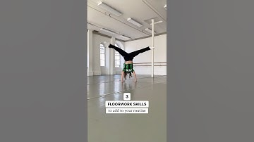 3 floorwork dance tricks to add to your routine🫶🏻 #contemporarydance #acro #gymnast #choreography