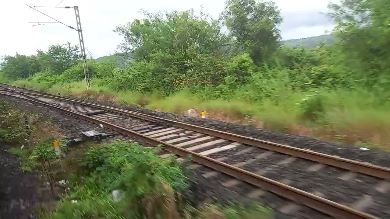 Railway journey Varvali to Ratnagiri 🚄#indian