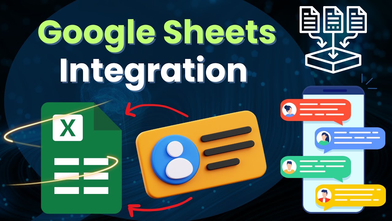 Chatbot Contacts Data Integration With Google Sheets For Beginners No ...
