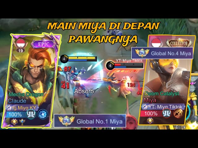 LAGI PUS MMR MIYA MALAH KETEMU MIYA TIKTOK‼️-Mobile Legends class=