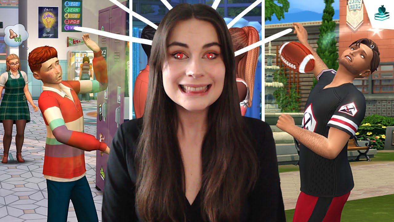 Sur-hypée !! Réaction, avis, infos... du trailer Les Sims 4 Années Lycée 🎓