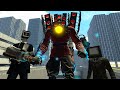 NEW UPGRADED CORRUPTED TITAN SPEAKERMAN VS CAMERAMAN AND TV MAN BOSSES In Garry&#39;s Mod / GM Animation