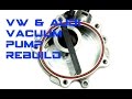 VW & Audi 2.0T / 3.2l  Vacuum Pump Reseal / Rebuild MK5, B6 A4