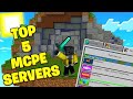 Top 5 BEST MCPE Servers! Factions, SkyBlock, Prisons, Minigames (Minecraft Bedrock Edition) #Shorts