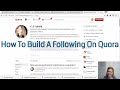 How To Build A Following On Quora