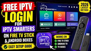 FREE IPTV Login for IPTV Smarters on Fire TV Stick & Android TV (Easy Setup Guide 2026) screenshot 3
