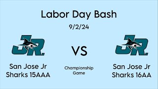 SJ Jr. Sharks 15AAA vs. 16AA