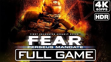 F.E.A.R. Perseus Mandate - Full Gameplay Walkthrough 100% (4K HDR 60FPS) No Commentary
