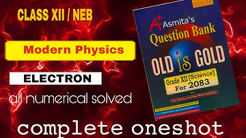 Class12 NEB important numerical solved l Part 1 neb 2083 chapterwise  numerical question solved l