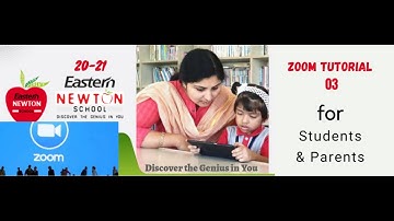 How to Join Zoom Meeting Through the Id and Password | Eastern Newton School Demo 3