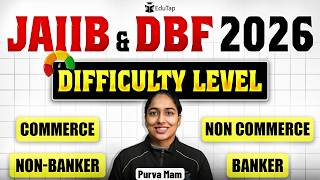 What is the Difficulty Level of JAIIB & DBF 2026 for Different Background Aspirants?