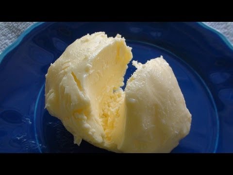 Homemade Butter in just 3 minutes - Video Recipe - English