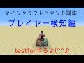 【マイクラ】コマンド講座 プレイヤー検知編【1.12.2】