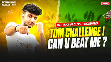 1 v 1 With Subscribers | TDM CHALLENGE ! BEAT ME ? #bgmilive #pubgmobile #boygamer #1v1tdm #pubg