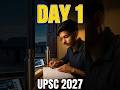 Day 1 of my consistency challenge for UPSC 2027 #upsc #upscpreparation #upscmotivation