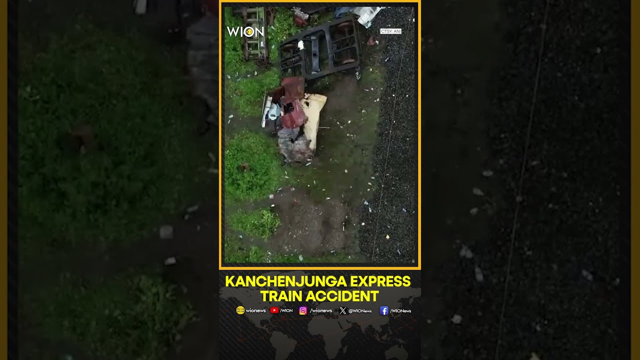Kanchenjunga Express Train Accident Latest Drone Visuals From The Site Of WION