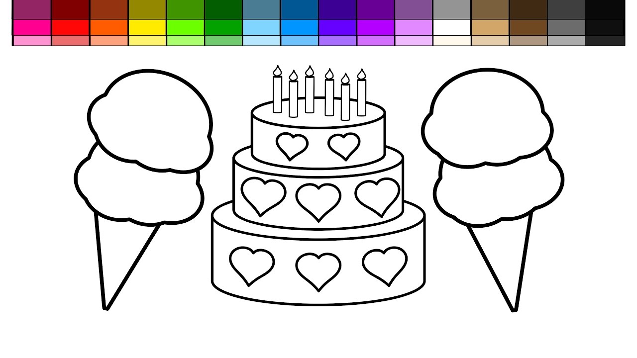 Download Learn Colors for Kids and Color Heart Layered Cake with ...