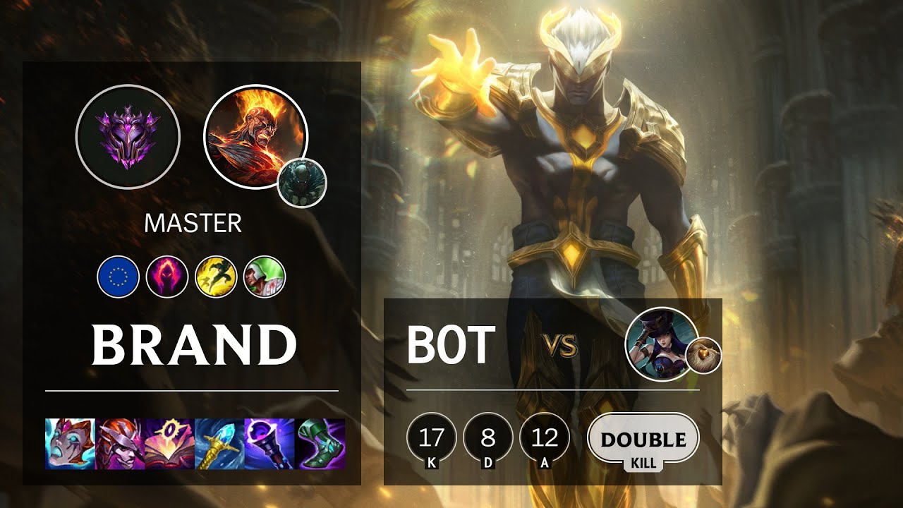 Brand Bot vs Caitlyn - EUW Master Patch 11.24