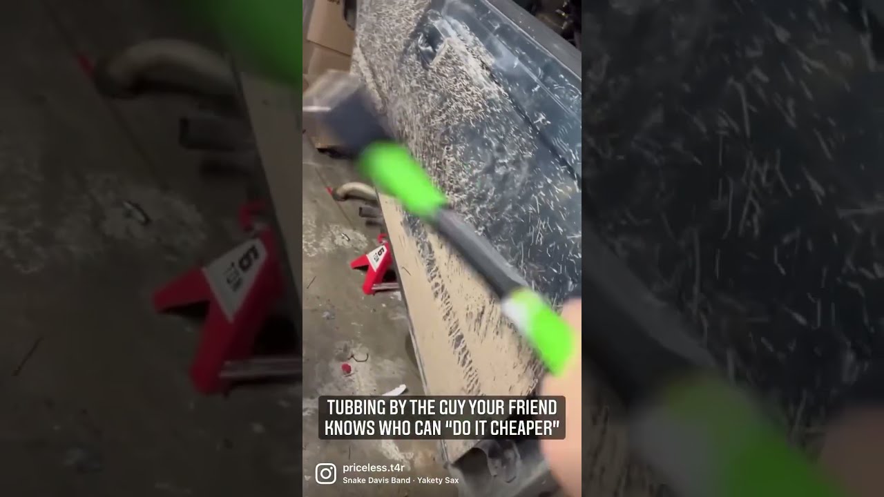 How not to tub for 37s. 3rd gen 4Runner. 😂 