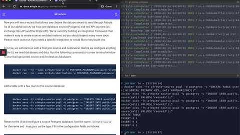 Airbyte Tutorial - How to sync PostgreSQL databases in minutes