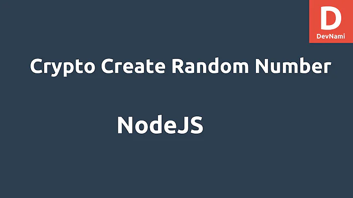 NodeJS Crypto Create Random Number