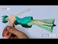 Runway Fashion Illustration — Green Gown Sketch Tutorial | SSM Fashion
