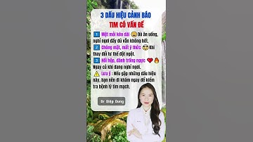3 Dấu Hiệu Cảnh Báo Tim Có Vấn Đề! | DrDiệpDung #timmach #shorts