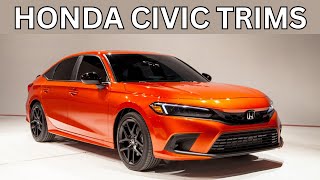 Which Honda Civic Sedan Trim is THE BEST?